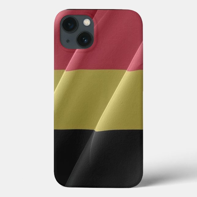 Belgian waving flag - Case-Mate iPhone case (Back)