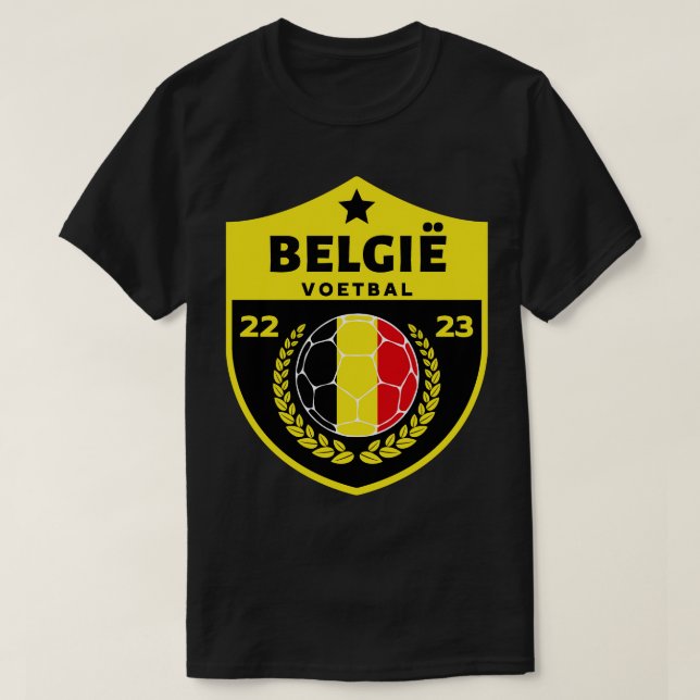 Belgie Voetbal T-Shirt (Design Front)