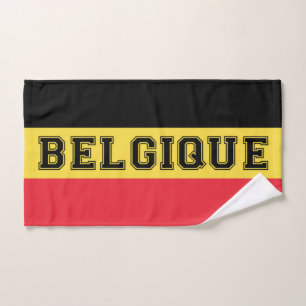Belgique/Belgium Flag Hand Towel