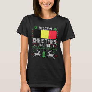 Belgique Drapeau Belge Sweat de Noël
