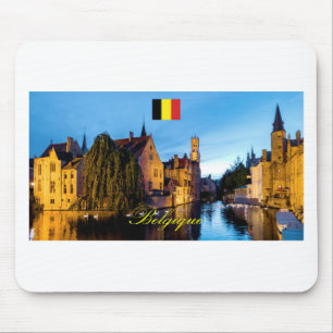 Belgique Medieval Bruges - Pro Photo Mouse Pad