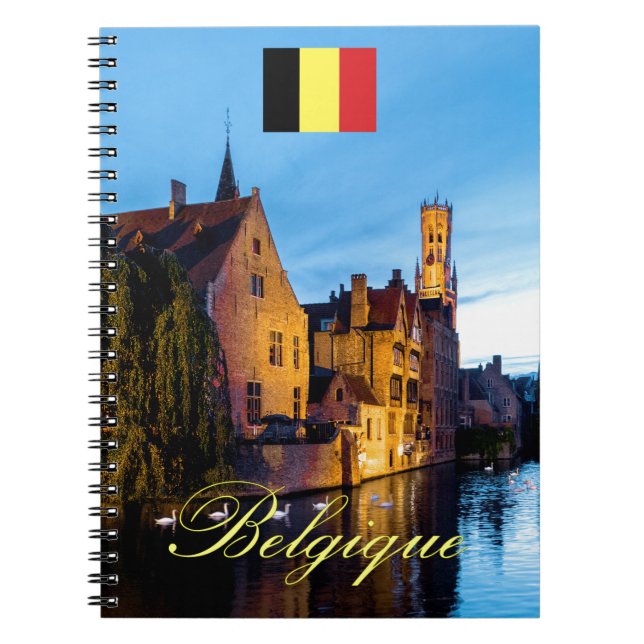 Belgique Medieval Bruges - Pro Photo Notebook (Front)