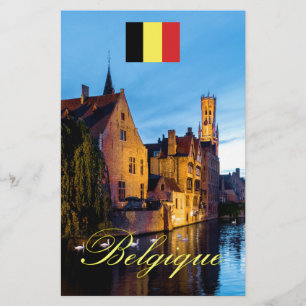 Belgique Medieval Bruges - Pro Photo Stationery