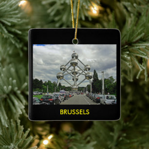 Belgique : Ornement de Noël des Carrés Pittoresq