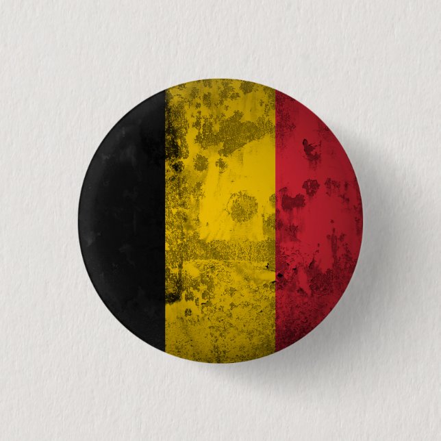 Belgium 1 Inch Round Button (Front)