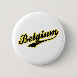 Belgium 2 Inch Round Button