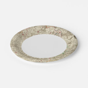 Belgium and Europe Paper Plate
