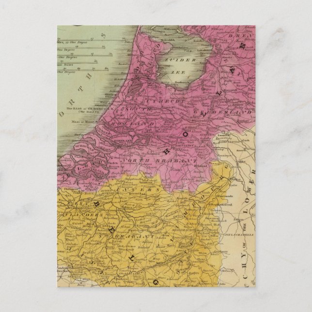 Belgium And Holland Postcard (Front)