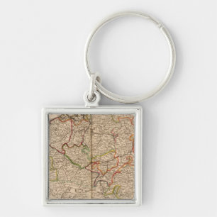 Belgium and Luxembourg Keychain