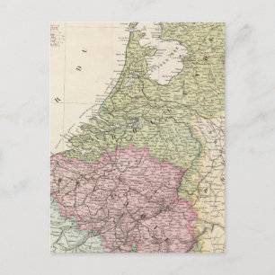 Belgium and Netherlands 2 Postcard