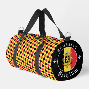 Belgium Bag, gym, travel bag, Belgian Flag Duffle Bag
