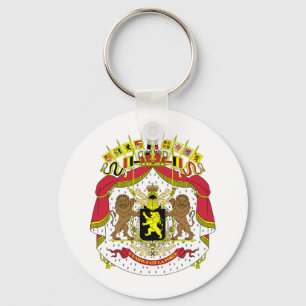 Belgium BE Keychain