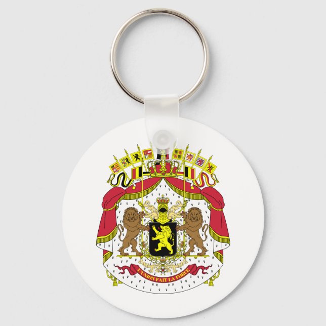Belgium BE Keychain (Front)