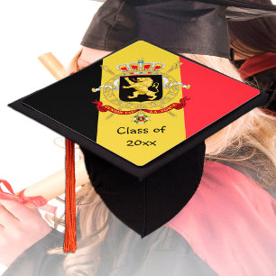 Belgium & Belgian Flag - Students / University Gra Graduation Cap Topper