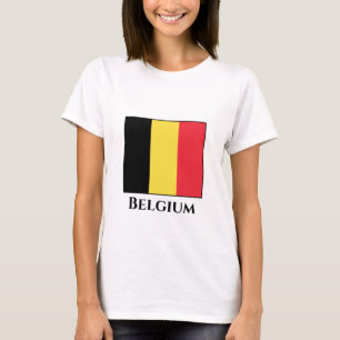 Belgium (Belgian) Flag T-Shirt