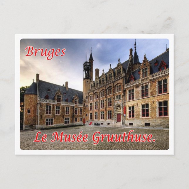 Belgium - Bruges - Le musée Gruuthuse - Postcard (Front)