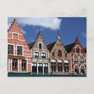 Belgium, Brugge (aka Brug or Bruge). UNESCO 2 Postcard