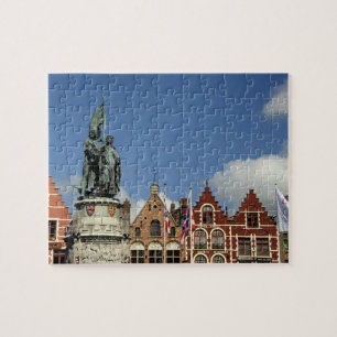 Belgium, Brugge (aka Brug or Bruge). UNESCO Jigsaw Puzzle