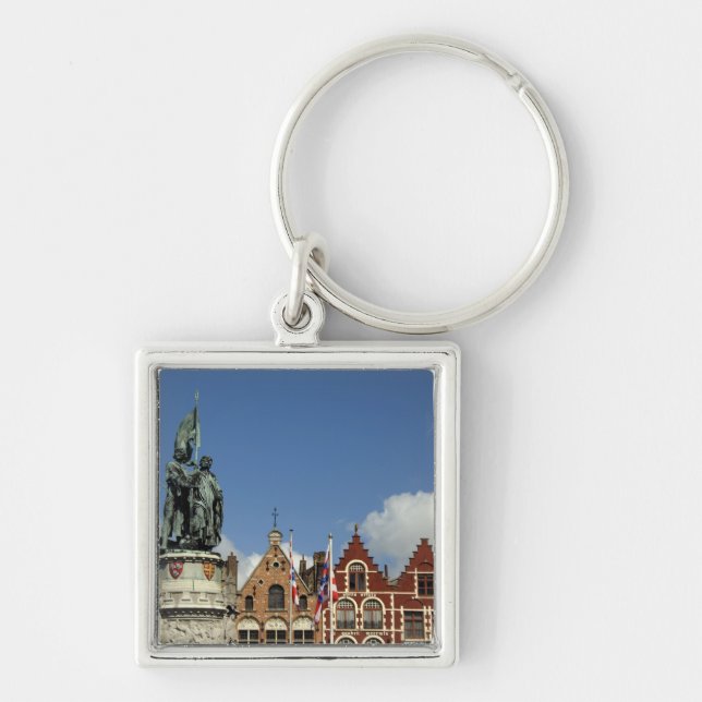 Belgium, Brugge (aka Brug or Bruge). UNESCO Keychain (Front)