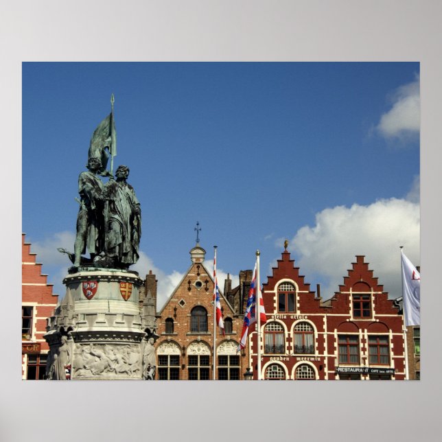 Belgium, Brugge (aka Brug or Bruge). UNESCO Poster (Front)