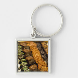 Belgium, Brussels. World famous Belgium Keychain