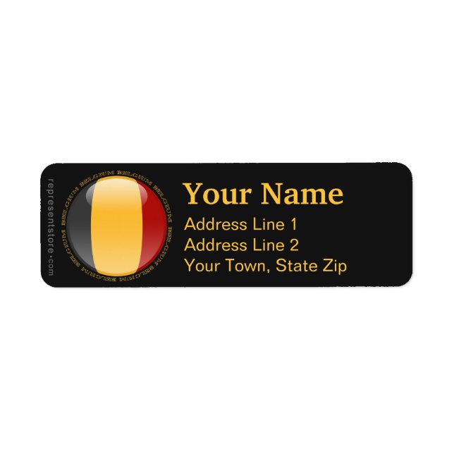 Belgium Bubble Flag (Front)