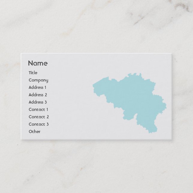 Belgium - Business Card (Front)