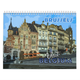 Belgium Calendar 2023 from serie Visit...