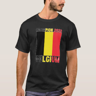 Belgium Champion Belgium Soccer Fan 2022 T-Shirt