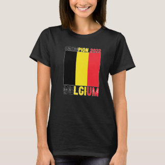 Belgium Champion Belgium Soccer Fan 2022 T-Shirt