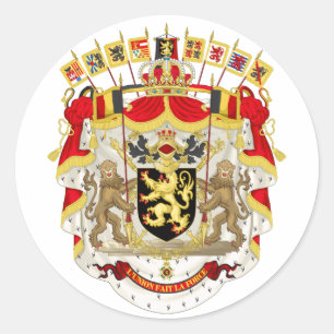 Belgium Coat of Arms Sticker
