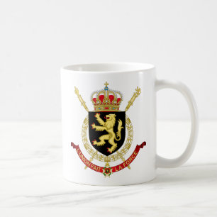 belgium emblem coffee mug