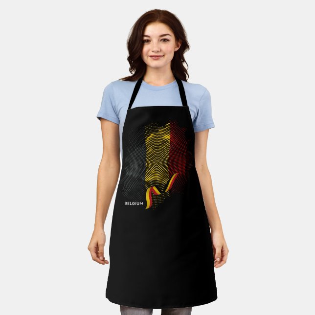 Belgium flag apron (Worn)