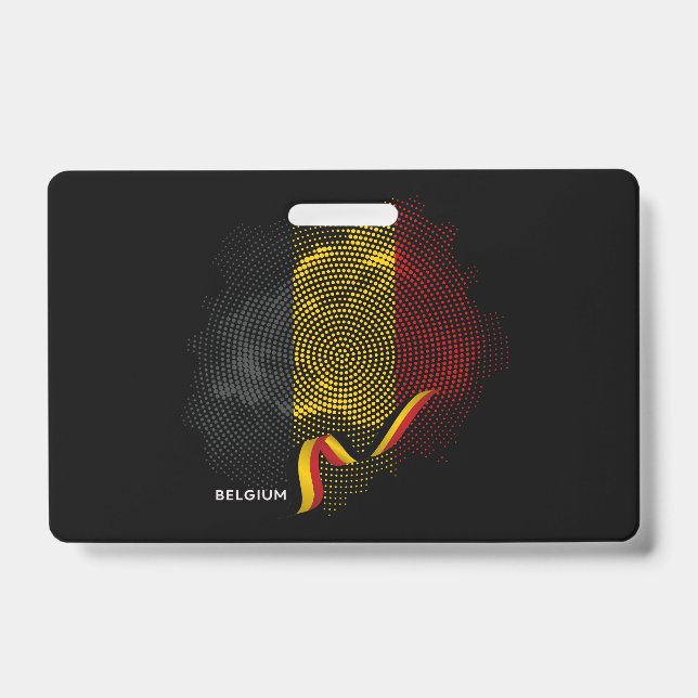 Belgium Flag Badge (Front)