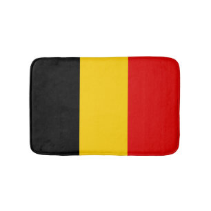 Belgium flag bath mat