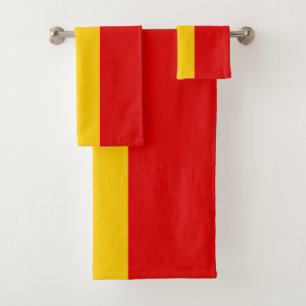 Belgium flag bath towel set
