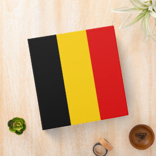 Belgium flag binder