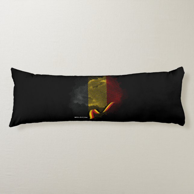 Belgium Flag Body Pillow (Front)