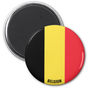 Belgium Flag Charming Patriotic Magnet