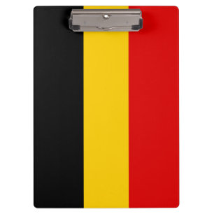 Belgium flag clipboard