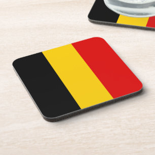 Belgium flag coaster