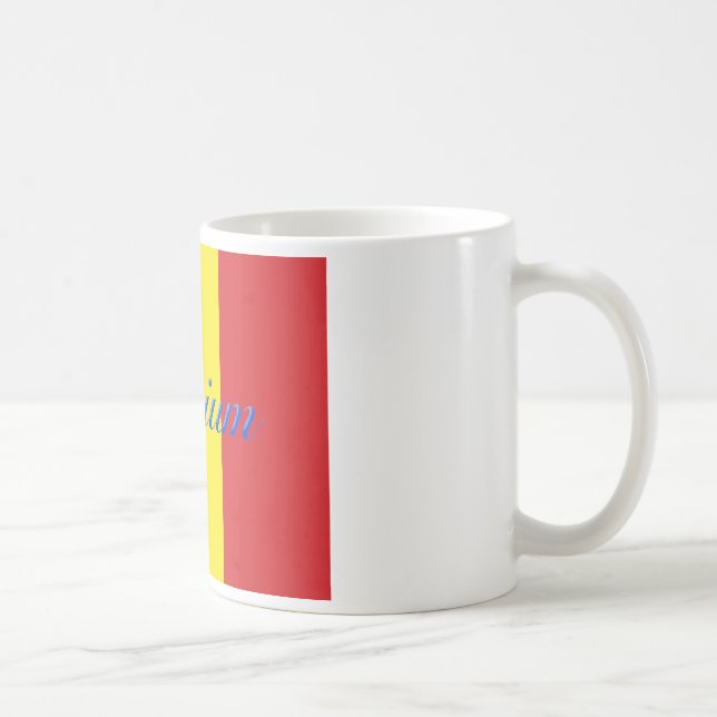 Belgium flag coffee mug (Right)