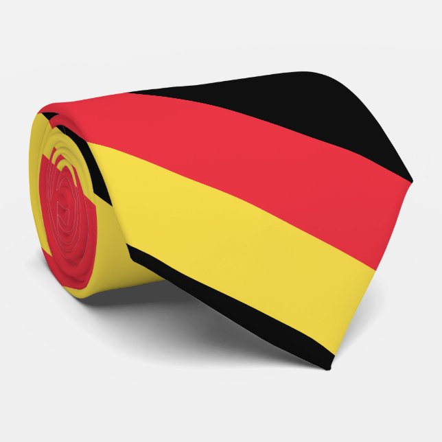 Belgium Flag colours Tie (Rolled)