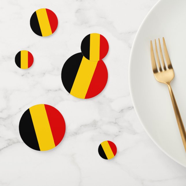 Belgium flag confetti (Group)