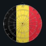 Belgium Flag Dartboard<br><div class="desc">Belgium Flag</div>