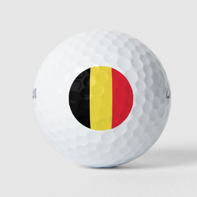 Belgium Flag Golf Balls (Front)
