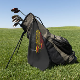 Belgium Flag Golf Towel