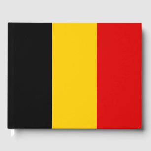 Belgium flag guest book