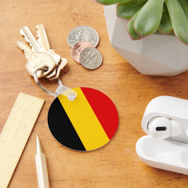 Belgium flag keychain (Desk)