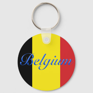 Belgium flag keychain